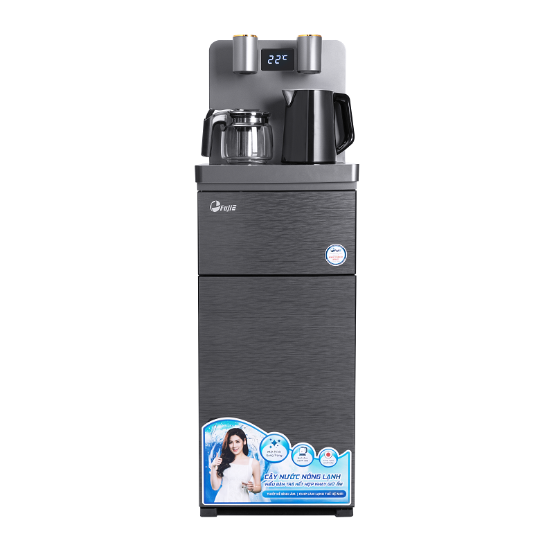 Cây nước nóng lạnh kết hợp bàn pha trà, cafe Fujie TBH1332E
